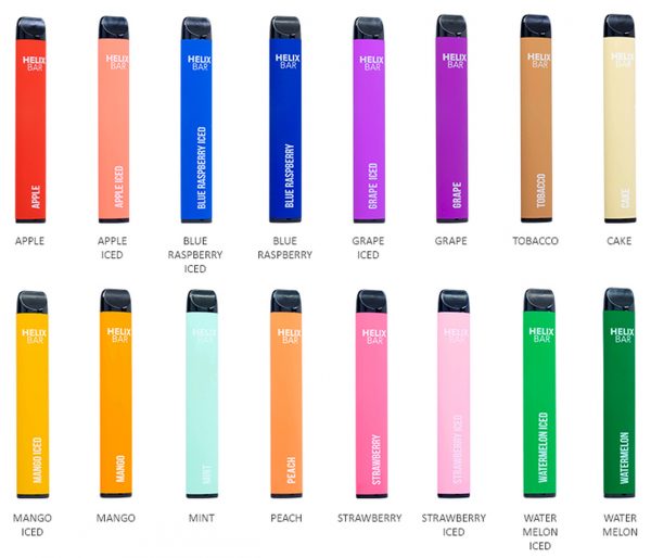 HelixBar Disposable | 10-Pack | 600 Puffs